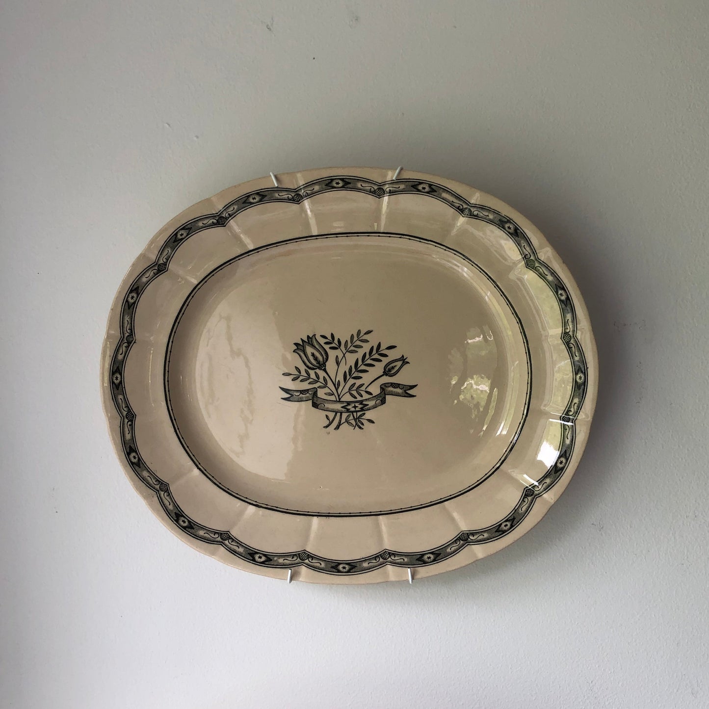 Set of large Gustavsberg serving platters, pair, 1930’s