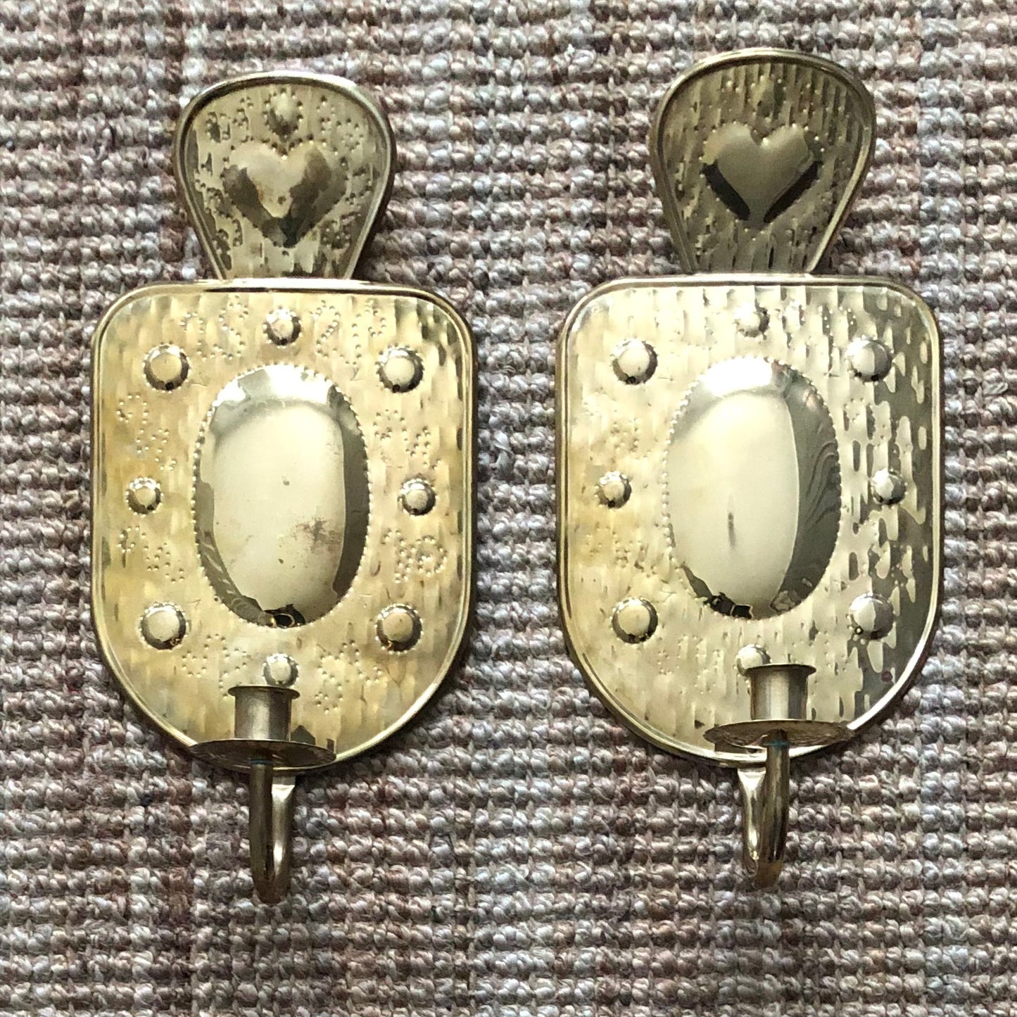 Candle sconces, pair