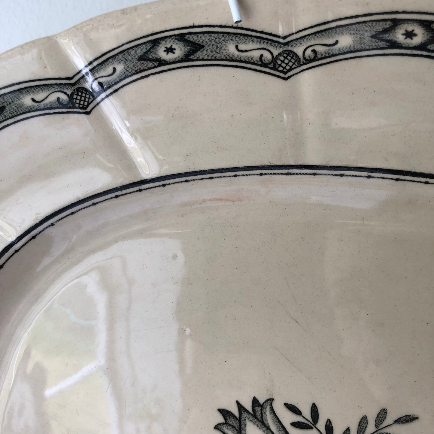 Set of large Gustavsberg serving platters, pair, 1930’s