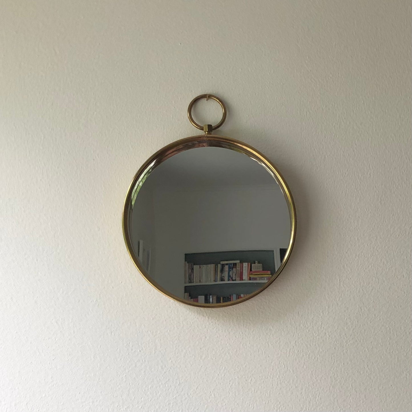 Brass mirror