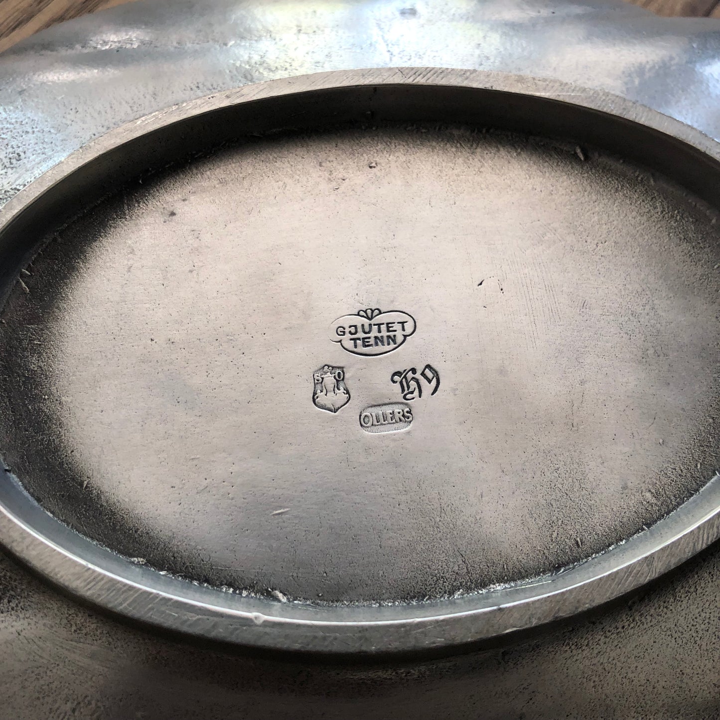 Edvin Ollers, pewter bowl