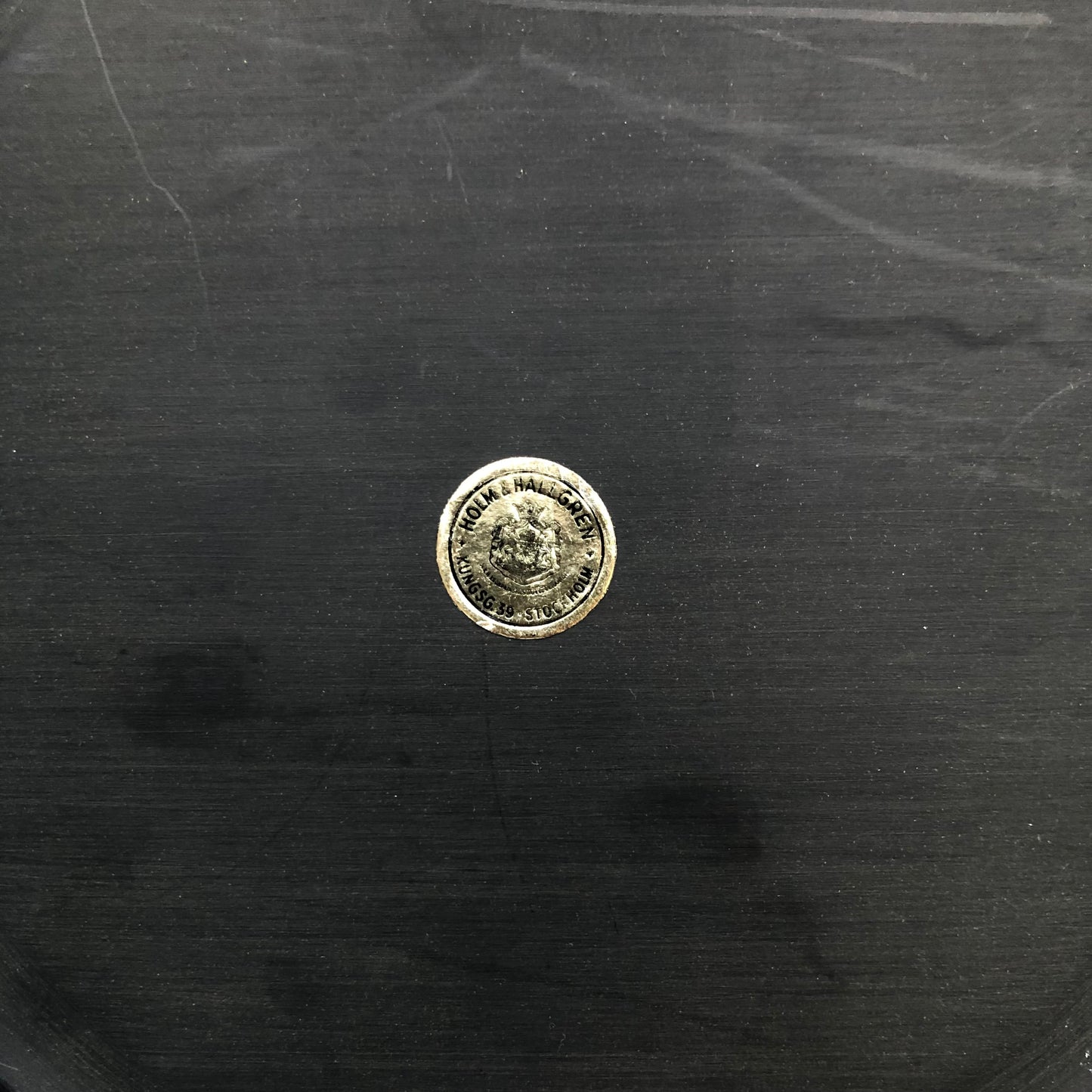 Perstorp isolite tray with silver inlays