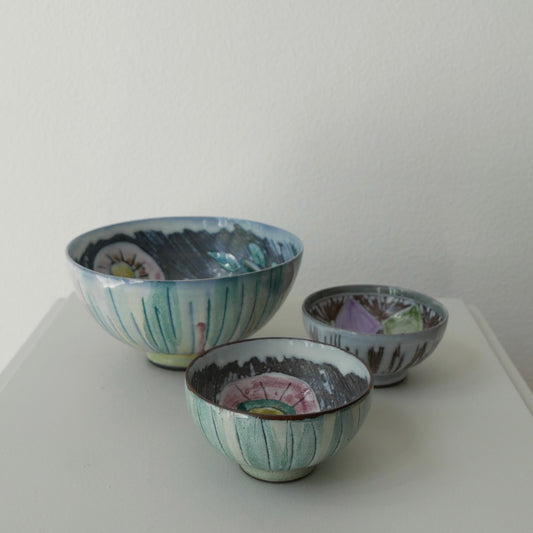 Laholmskeramik, set of three bowls