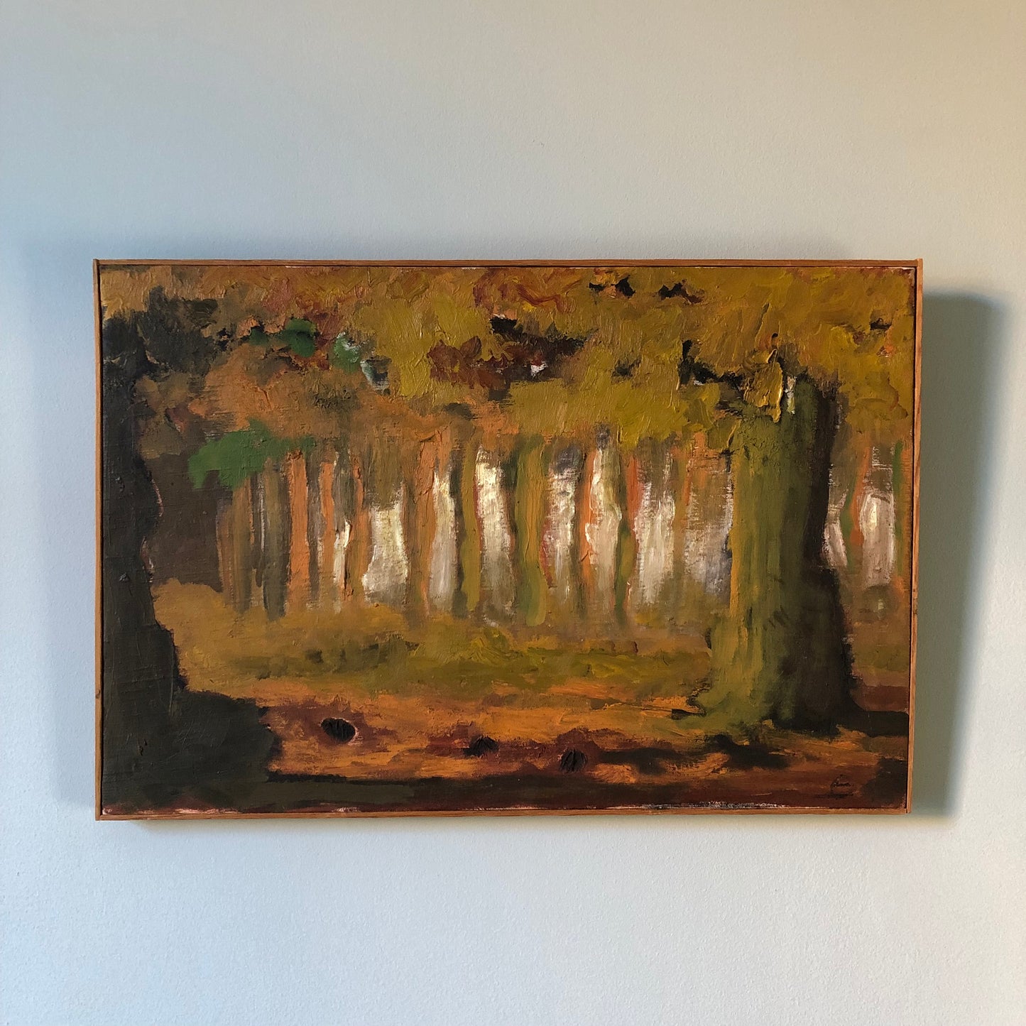 Forest, oil on canvas