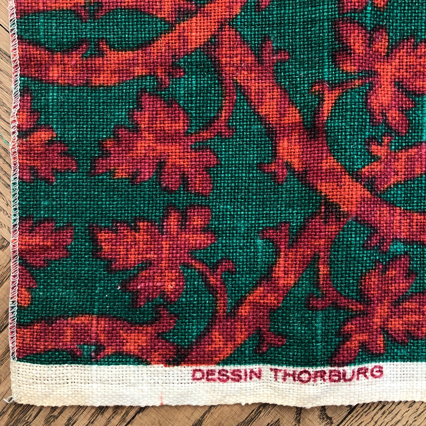 Vintage fabric ”Dessin Thorburg”